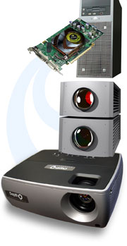 DepthQ&reg;Server(TM) supports both single and dual output pipelines