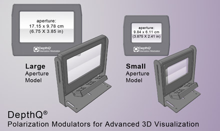 DepthQ® Polarization Modulator apertures