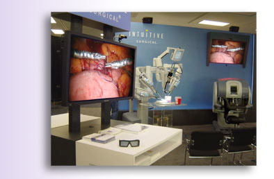 DepthQ® stereo 3D visualization for Intuitive Surgical at the AAGL conference.