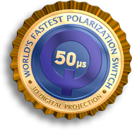 DepthQ® Polarization Modulators are the world's fastest polarization switches for 3D digital projection